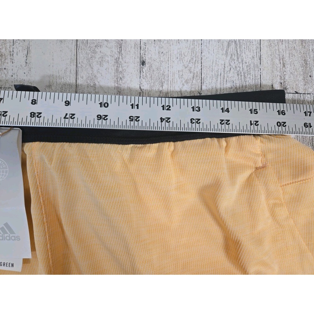 Adidas Mens Shorts LARGE Training Primegreen Axis KNT 3.0 Orange HN3090 - Picture 4 of 8